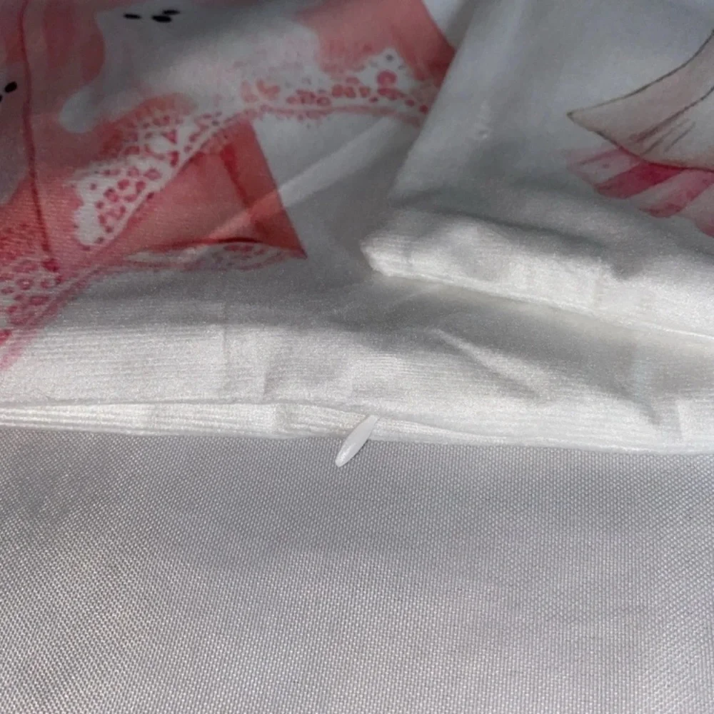 Set Of Ghost And Bow Pillow Covers 17.5x17.5 Inches